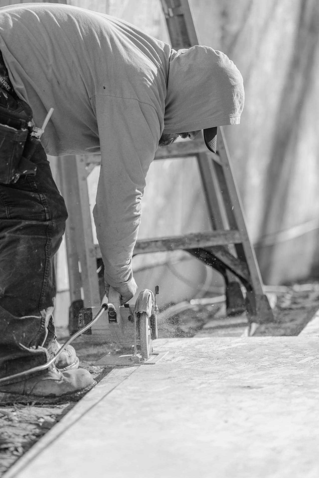 Découpe & ajustement sur chantier