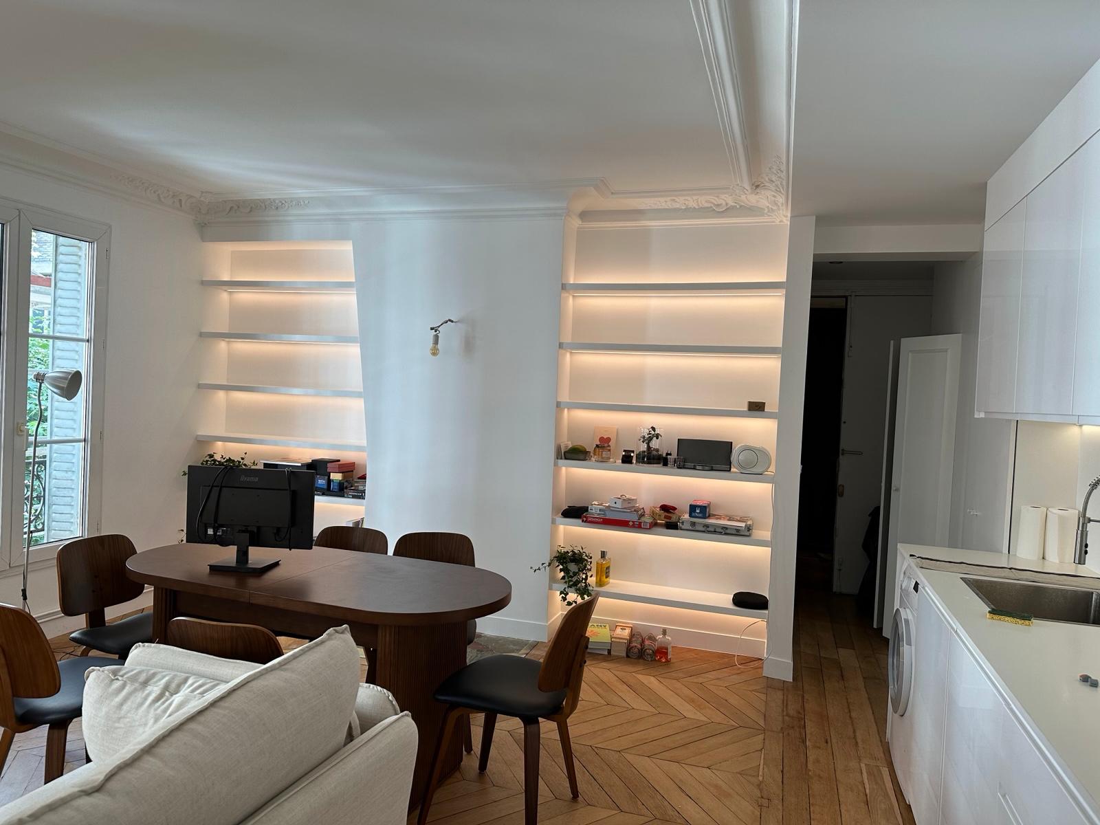 Rénovation salon & menuiserie